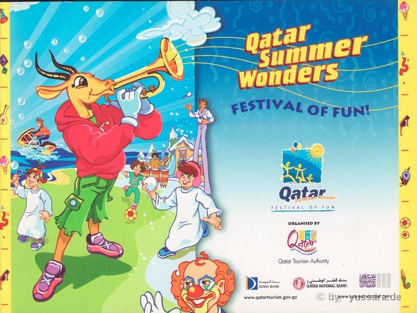 142 Doha Qatar Summer Wonders Festival Carnival with Yussara Dance Company